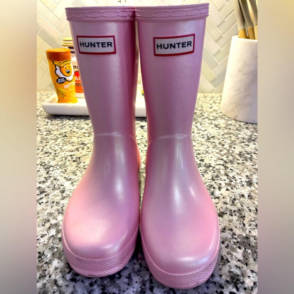 Kids hunter boots size US size 12
